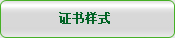 证书样式